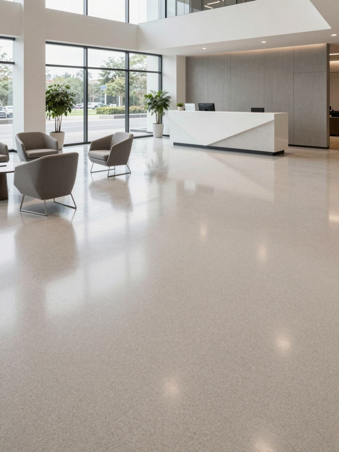 Epoxy terrazzo