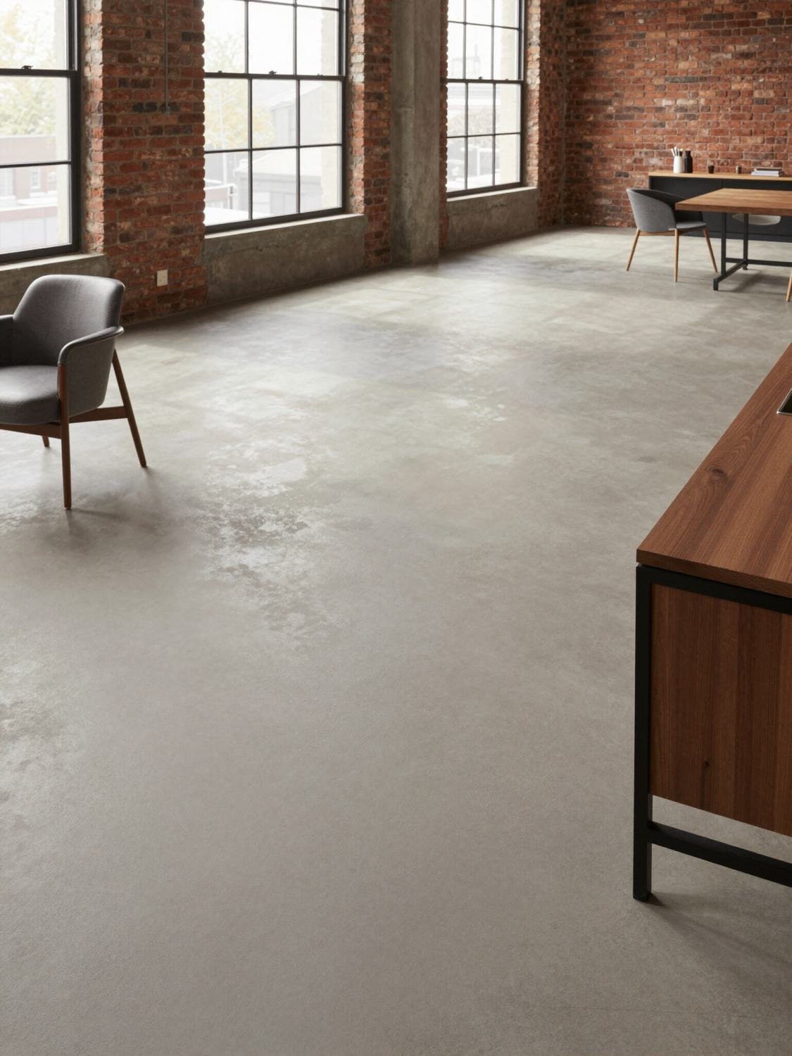 Polished & coloured concrete