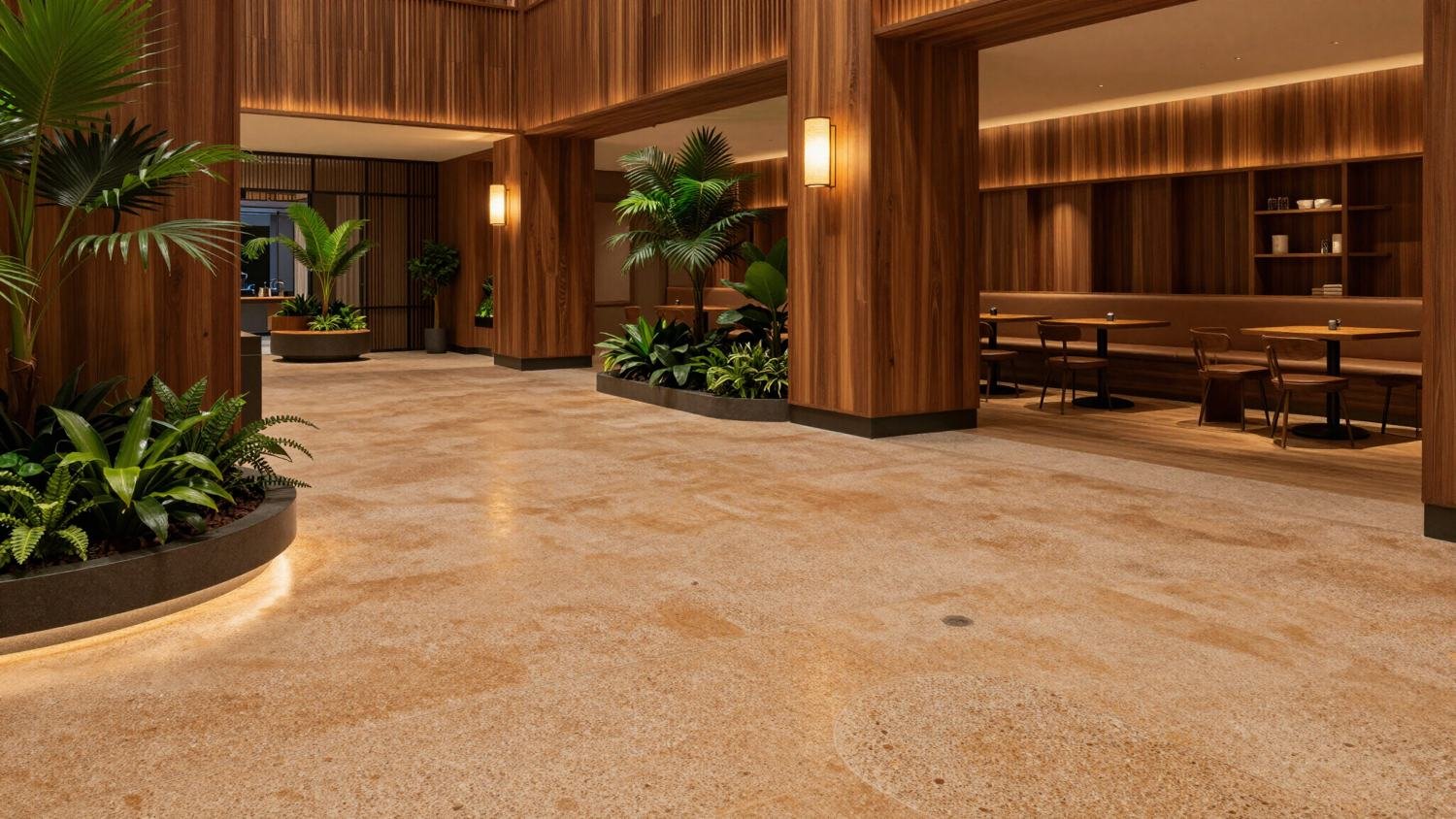 Epoxy terrazzo