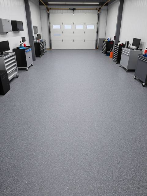 Flake garage floors