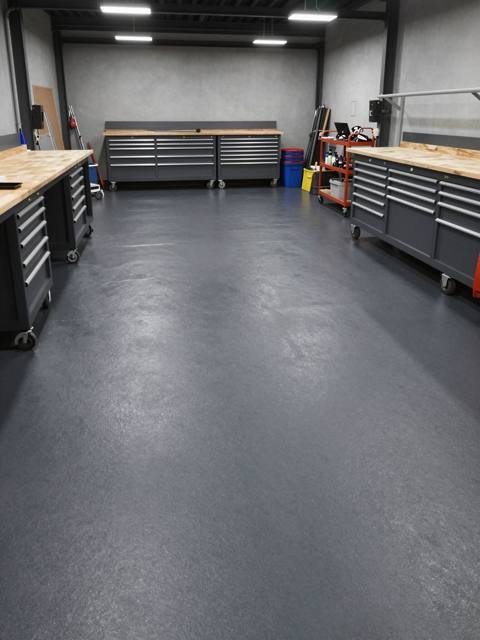 Flake garage floors
